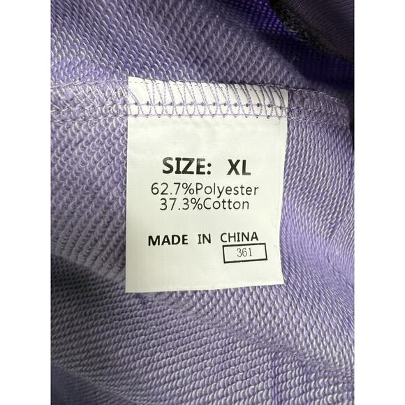 Pullover Sweatshirts Shirts Men's Women's Casual Hooded Collar Drawstring Sz XL - Picture 10 of 11